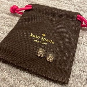 Crystal Kate Spade Gold Earrings